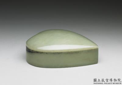 图片[2]-Jade leaf-shaped box. India-China Archive